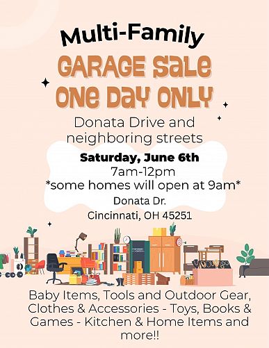 Multi-family garage sale and street sale! photo